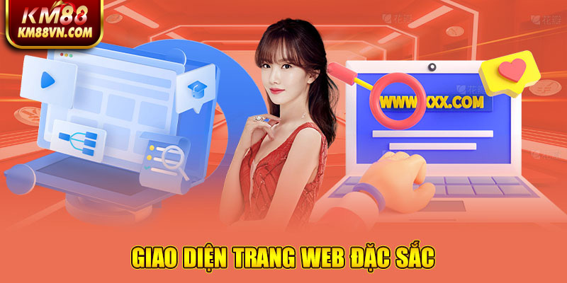 Giao diện trang web đặc sắc